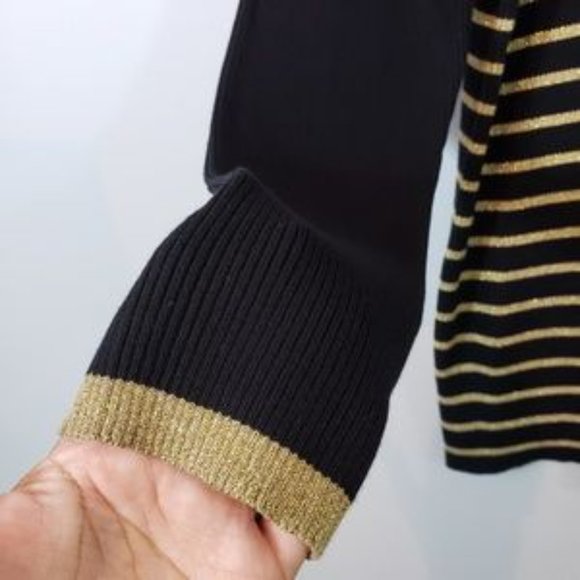 Ralph Lauren Metallic Rib Knit Turtleneck - Picture 4 of 5